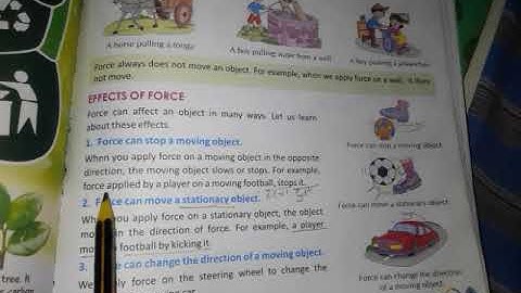 Class 5 :- Chapter 9- Force, Work and Energy