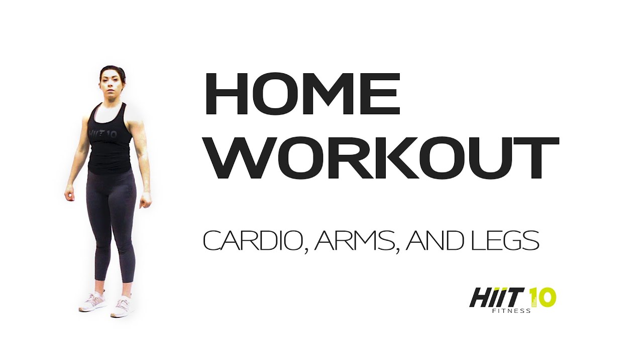 5 Day Cardio Arm Workout No Equipment for Push Pull Legs