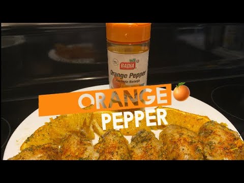 orange pepper seasoning #chickenwings Orange pepper wings/ what's