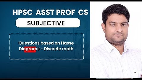 19. Questions based on Hasse Diagrams and Lattices