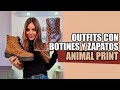 OUTFITS GANADORES CON BOTINES Y ZAPATOS. Animal Print 2021👠 Dani Mateluna Asesora de Imagen.