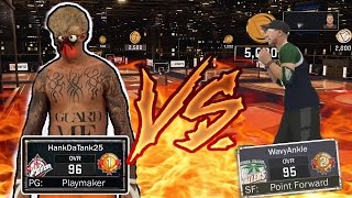 hankdatank25 vs wavy ankle nba 2k17 dribble god mix tapes