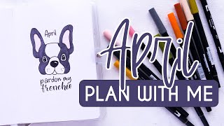April 2021 Bullet Journal Setup: Plan With Me