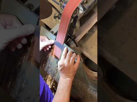 Grinding knife bevels