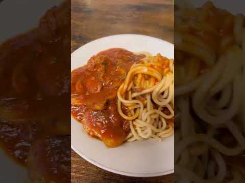 Spaghetti for lunch and dinner tonight everyone 👍😋🤣