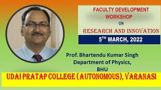 Faculty Development Workshop on Research and Innovation