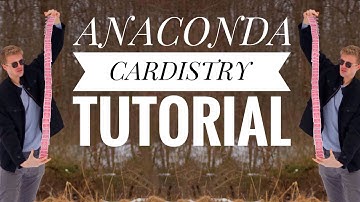 CARDISTRY TUTORIAL // THE ANACONDA DRIBBLE
