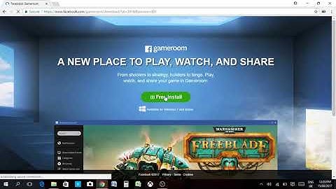 How to install Facebook Gameroom