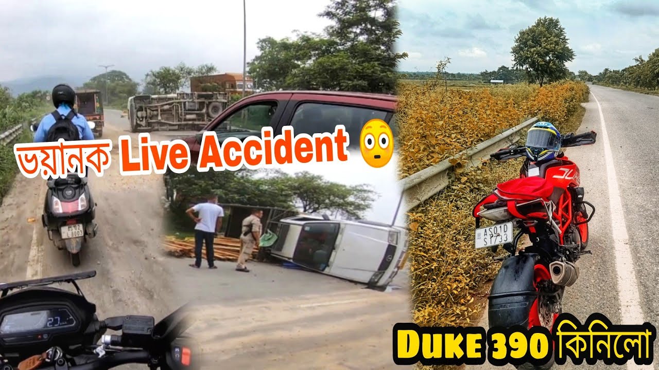 Dangerous Live Accident 😭 Buying KTM Duke 390 Kuku Boro YouTube