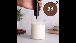 How to froth milk: important tips