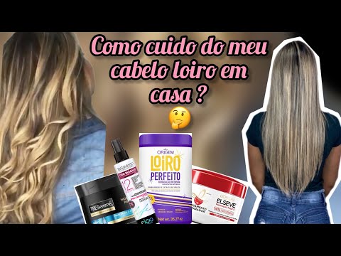 Manutenção do cabelo loiro - Meus Cuidados