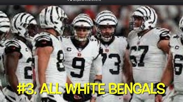 Top five cleanest uniforms (NFL)