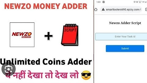 Newzo new app || Task bypass||refer script#paytmcash #ytviral