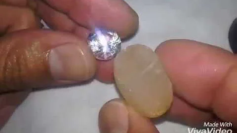 O que é um diamante lapidado?