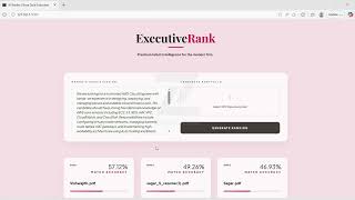 Ai Candidate Ranking System Overview