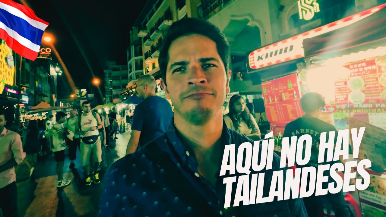 🚨Khaosan Road Bangkok es un Paraíso o un Caos? | Que hacer en Bangkok | Khao San Road