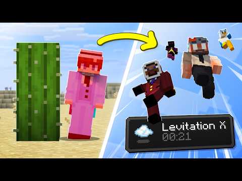 Minecraft, but if we take damage, EVERYONE gets a random effect