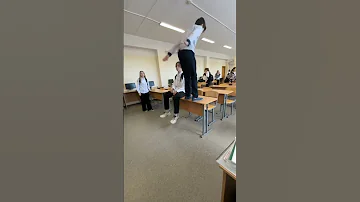 сальто назад в школе 