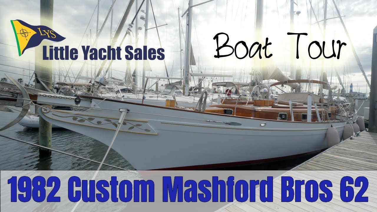 ⁣1982 Custom Mashford Bros 62 [BOAT TOUR] - Little Yacht Sales