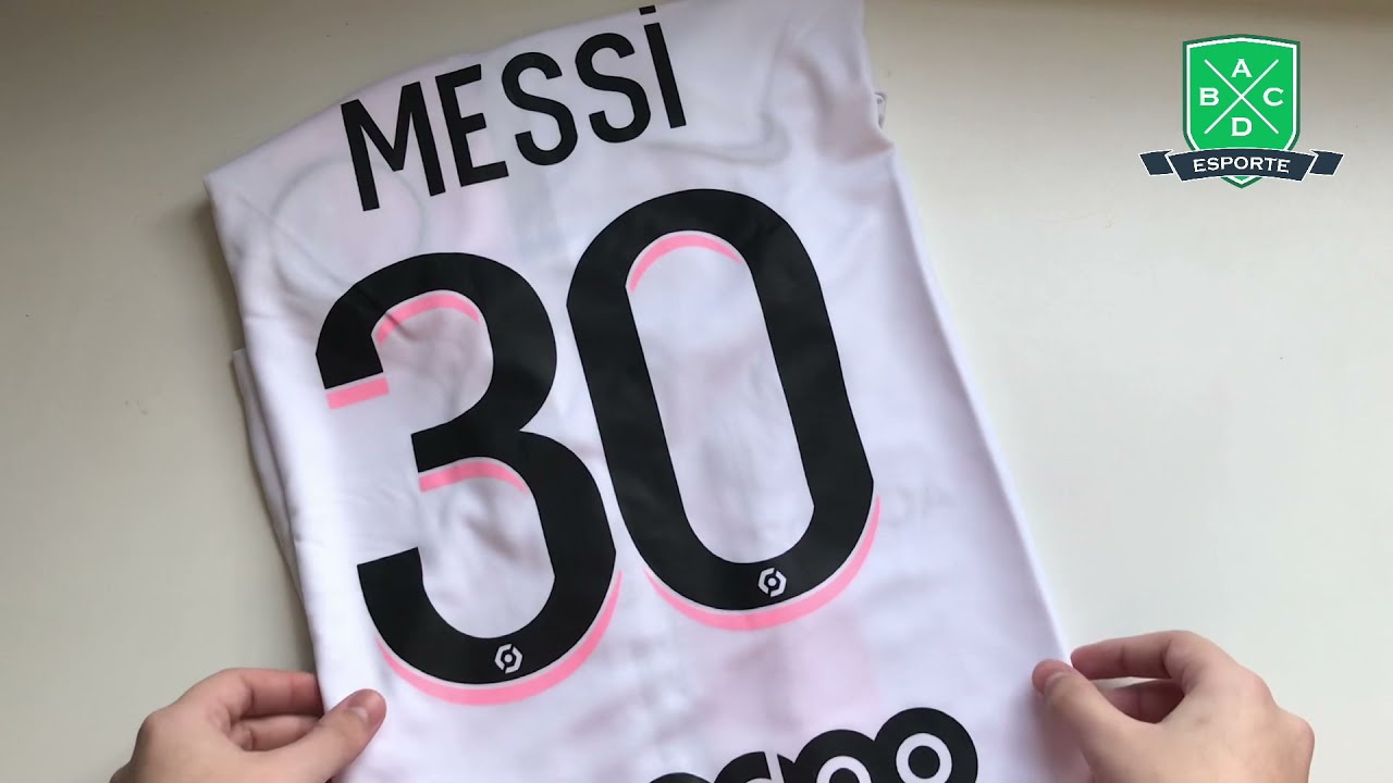 camiseta messi psg branca