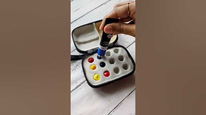 part 2 ... handmade watercolor palette box . best for travel purpose