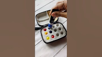 part 2 ... handmade watercolor palette box . best for travel purpose