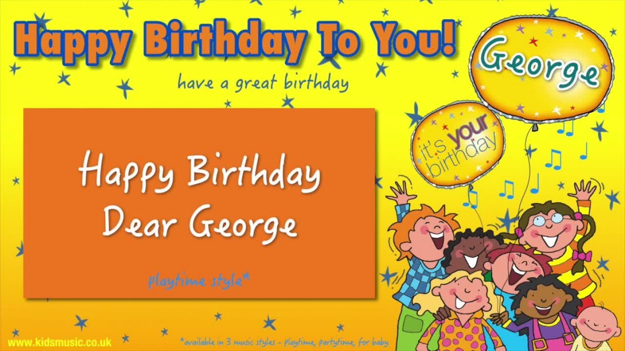 Jump Singers - Happy Birthday Dear George (For Playtime) - YouTube