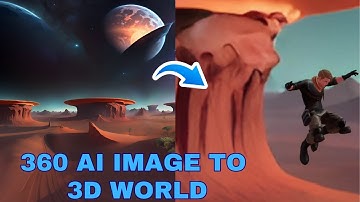Turn 360 AI Images Into 3D Worlds