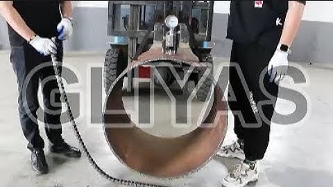 Chain Hydraulic Brinell Hardness Tester - On-site Testing Process