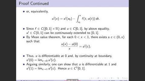 Existence for a nonlinear second order ODE with two point Boundary conditions