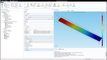 Stress and Strain analysis of beam in COMSOL MULTIPHYSICS