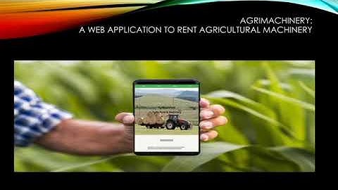 Final project CS50 Web app to rent agricultural machinery