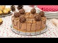 Tarta de Ferrero Rocher y Nutella sin Horno | Postre Fácil y Sorprendente para Navidad