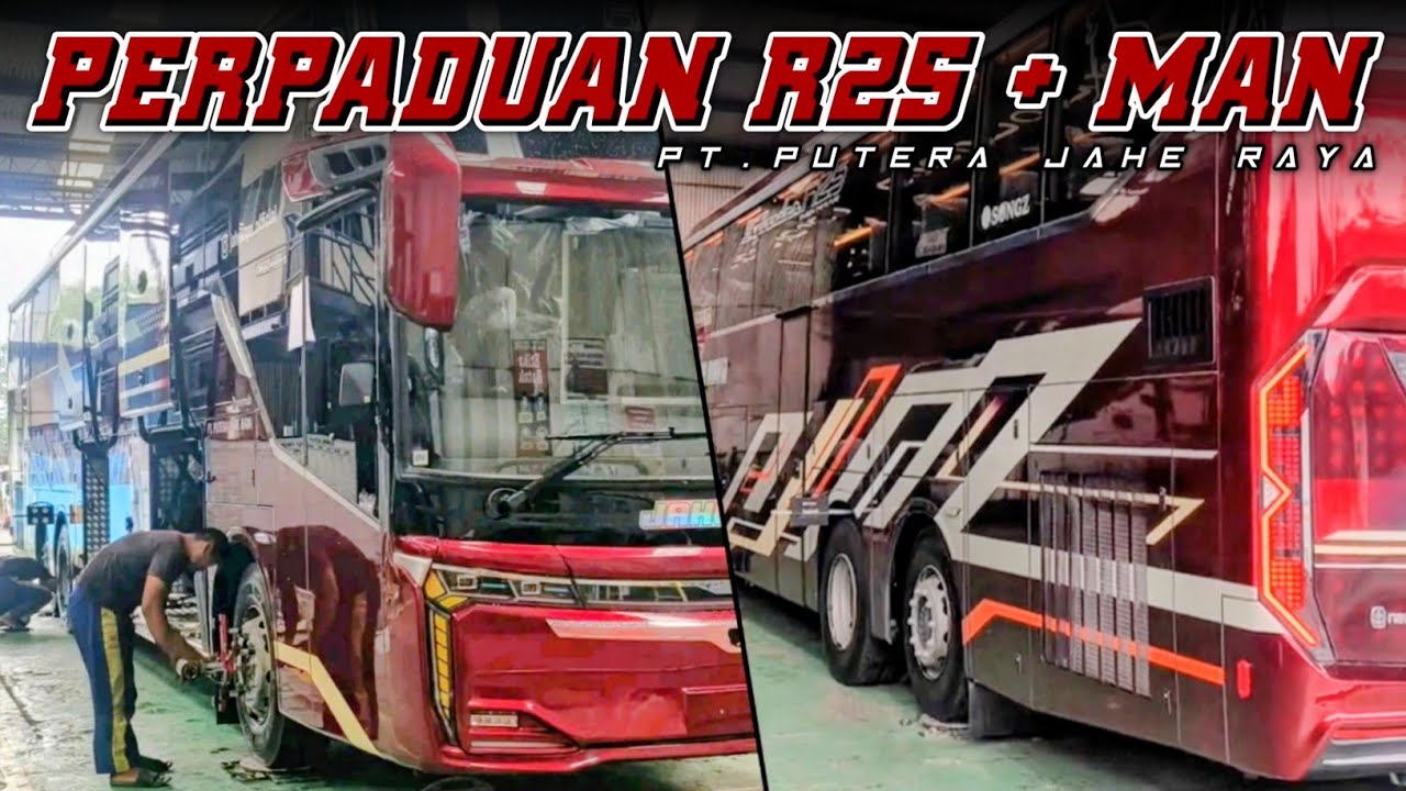 MAN PERTAMA DI KALIMANTAN 🤩 BUS TERBARU JAHE RAYA BODI SKYLANDER R25 