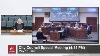 City Council Special Meeting (4:45) - May 12, 2026 - City of San Gabriel