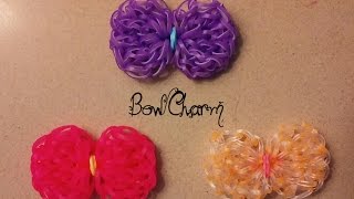 NEW Hook Only Bow Charm || Rainbow Loom