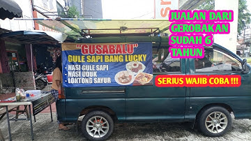 GULAI DAGING SAPI BANG LUCKY || STREET FOOD INDONESIA