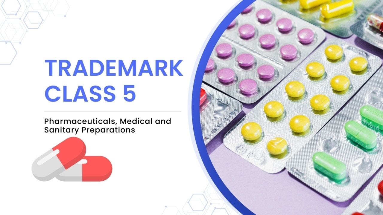 Trademark Class 5 Explained in Hindi | Medicines, Pharma Products & TM Registration Process 2025
