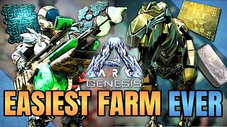 ALL BEST ALPHA Farming Methods On Genesis 1 | Ark Survival Ascended