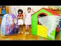 Cutie & Ashu Pretend Play with kids Playhouse Princess Tent Toy | Katy Cutie Show