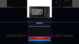 MEDION LIFE® 3-in-1 Mikrowelle MD 12231, 900 W Leistung, Gri kaufen 2026 | 149,95 € | #Shorts