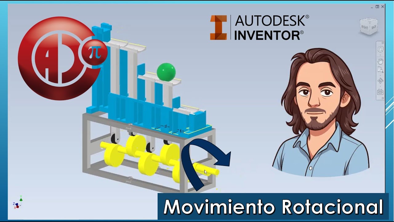 Динамическая анимация вращения в сборках Autodesk Inventor