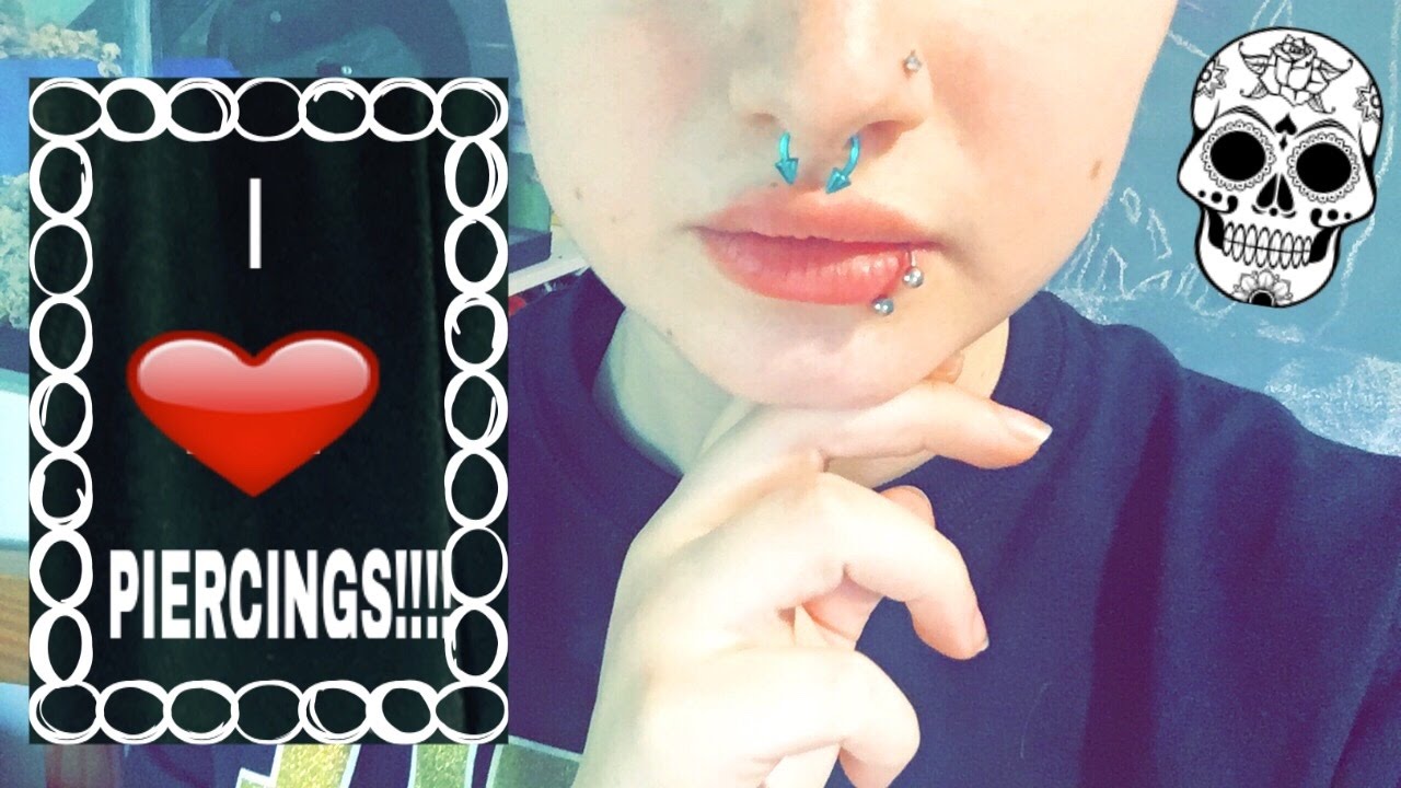 Changing my lip piercing for the first time! + mini body jewelry haul