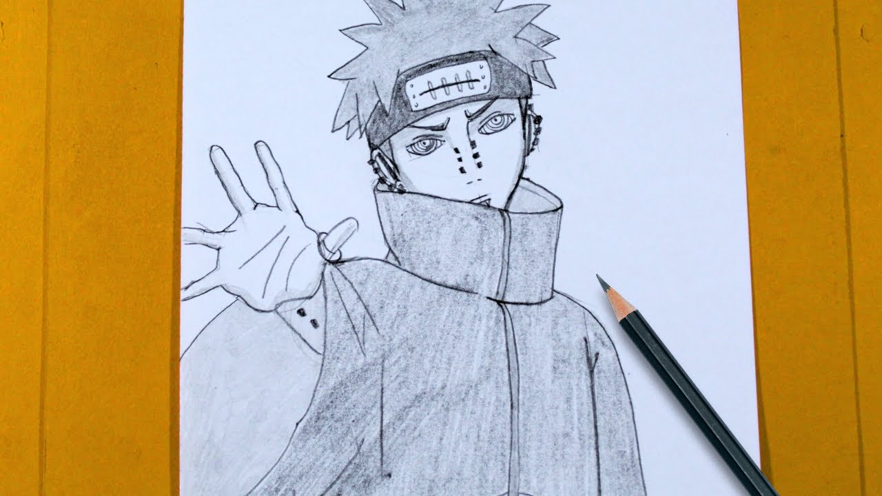 How To Draw Pain Step By Step Tutorial Naruto HOW TO DRAW NARUTO