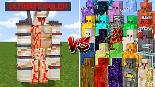 Can the Ultimate Golem Defeat 100 Golems in Minecraft