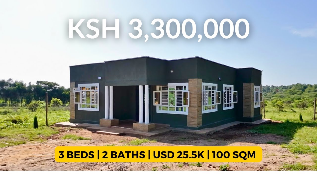 Chic, Cozy, and Precast: Explore This 3-Bedroom House with Warm Wood Details! (100 SQM)