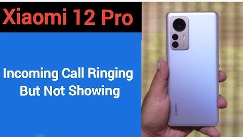 redmi 12 5G incoming call ringing but not showing, how to fix incoming call not showing on screen