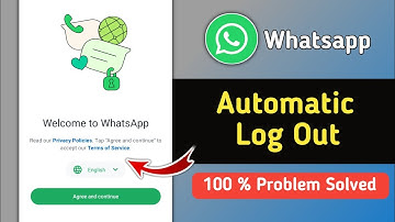 Fix Whatsapp Automatic Logout Problem | Whatsapp Logout Automatically Fixed 