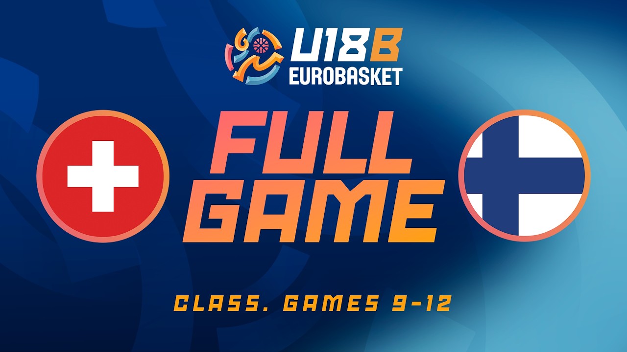 Switzerland v Finland | Full Basketball Game | FIBA U18 EuroBasket 2026 Division B