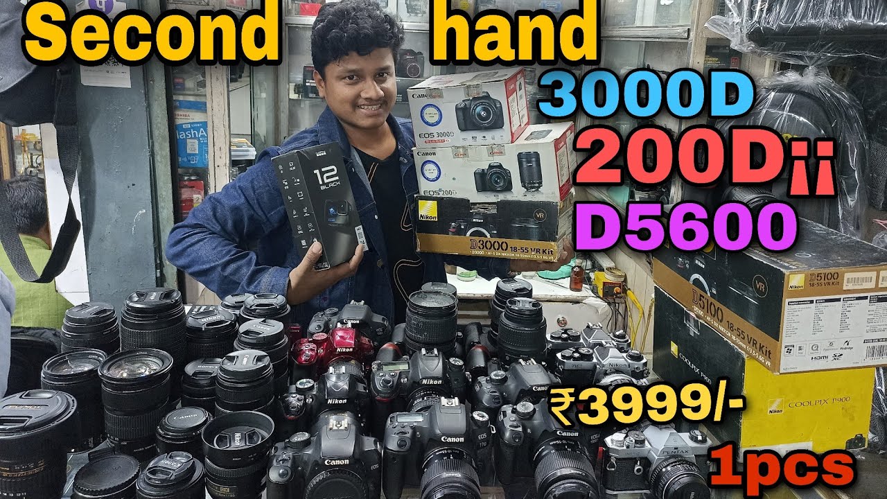 Cheapest price camera dslr in kolkata📸📸 d5600 nikon 📸/ 200d¡¡ canon /📸